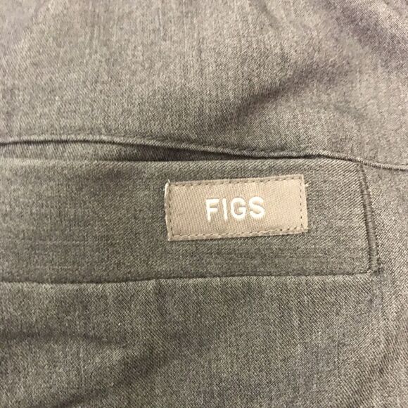 FIGS Technical Collection Scrubs Graphite Gray Men's Medium Tansen Pant 5 Pocket - Picture 9 of 11